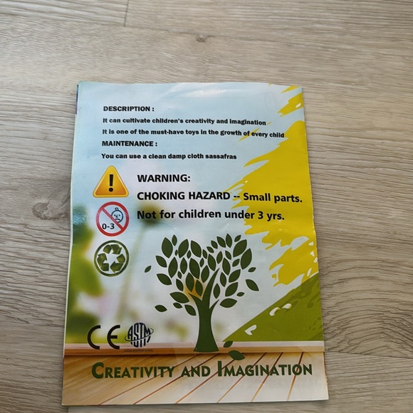 Emido building block toys colorful building toys plastic in pouch like new - Picture 5 of 7